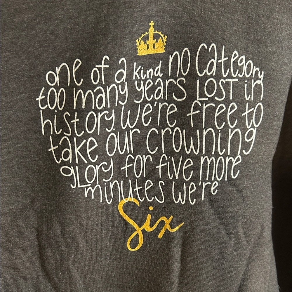 Port and Company Dark Gray Hoodie with Yellow Embroidery - Picture 3 of 6